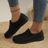 Women's Shoes New Casual European and American Lace-up Flat-soled Large-size Single Shoes, One-pedal Lazy Shoes