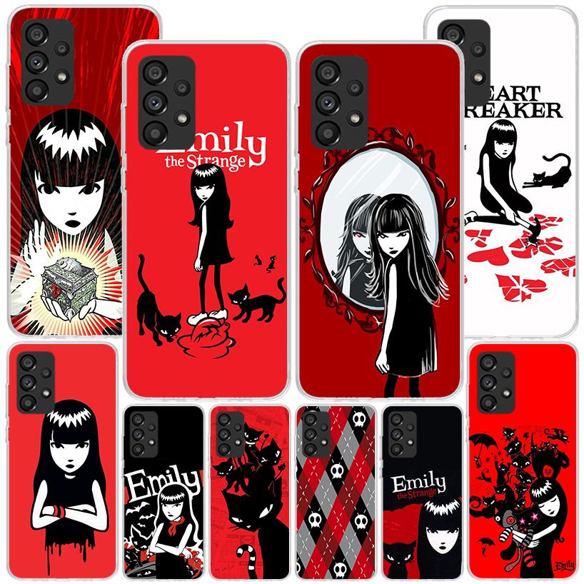 Comics Emily The Strange Phone Case For Samsung Galaxy A17 A16 A15 A14 A13 A57 A56 A55 A54 A53 A37 A36 A35 A34 A33 A26 A25 A24 A