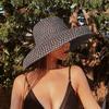 Элегантные широкополые шляпы-панамы от солнца — стиль французской Хепберн, ажурный дизайн, защита от солнца на открытом воздухе, для путешествий, пляжа, повседневного использования для женщин