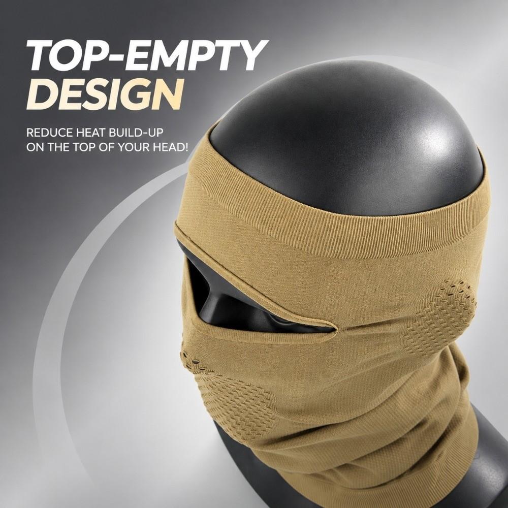 Breathable Cycling Head Cover Open-Top Helmet Liner Stretchy Balaclava Face Mask Outdoor Sports