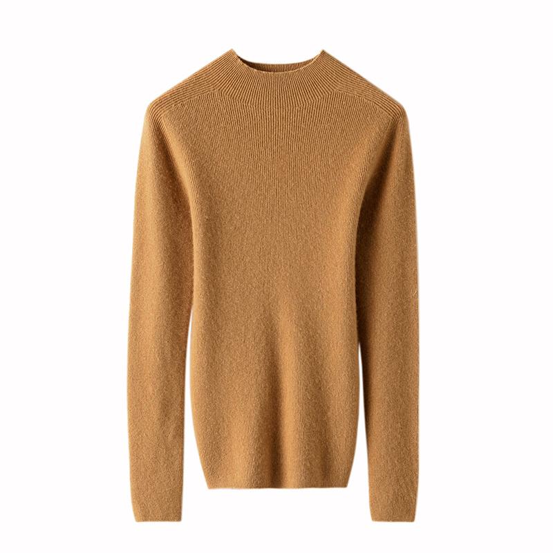 Women's Cashmere Sweater Qinghe Cashmere 100% Cashmere Women's Autumn and Winter Cashmere Sweater Soft and Warm