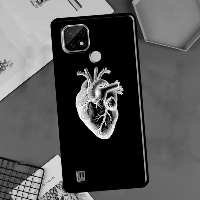 Медицинский чехол с изображением органов человека и сердца для OnePlus Nord 2 9 10 Pro 9R 10R 8T Чехол для Realme GT Master Neo 2 3 8i 9i 8 Pro