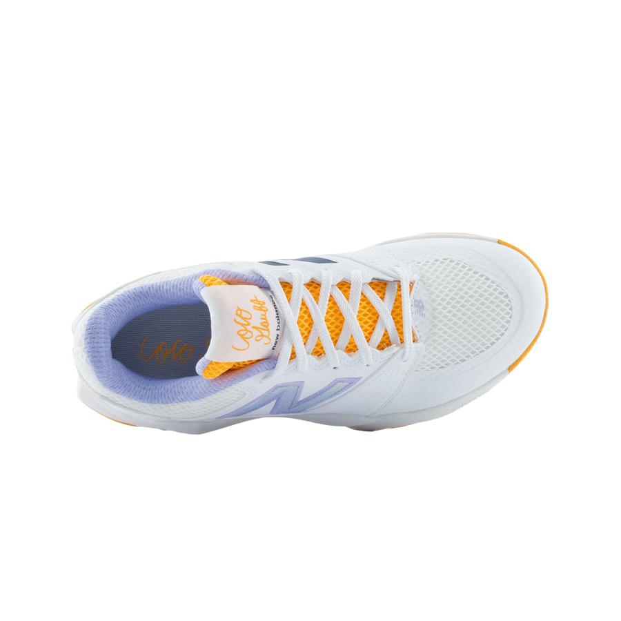 Женские кроссовки New Balance Coco Delray White Hot Marigold (Женский) Белый/Ярко-бархатный