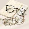 Luxury Near And Far Multifocal Glasses Unisex Anti-Blue Light Reading Glasses Diopters Women Men Ultralight Hyperopia 0 To +4.0