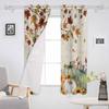 Thanksgiving Autumn Eucalyptus Blackout Curtains For Living Room Bedroom Window Treatment Blinds Drapes