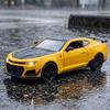 1:24 Chevrolet Camaro ZL1 Пони-кар Металлический сплав Литая модель автомобиля Миниатюры для мальчика Высокая симуляция Модный домашний праздничный подарок