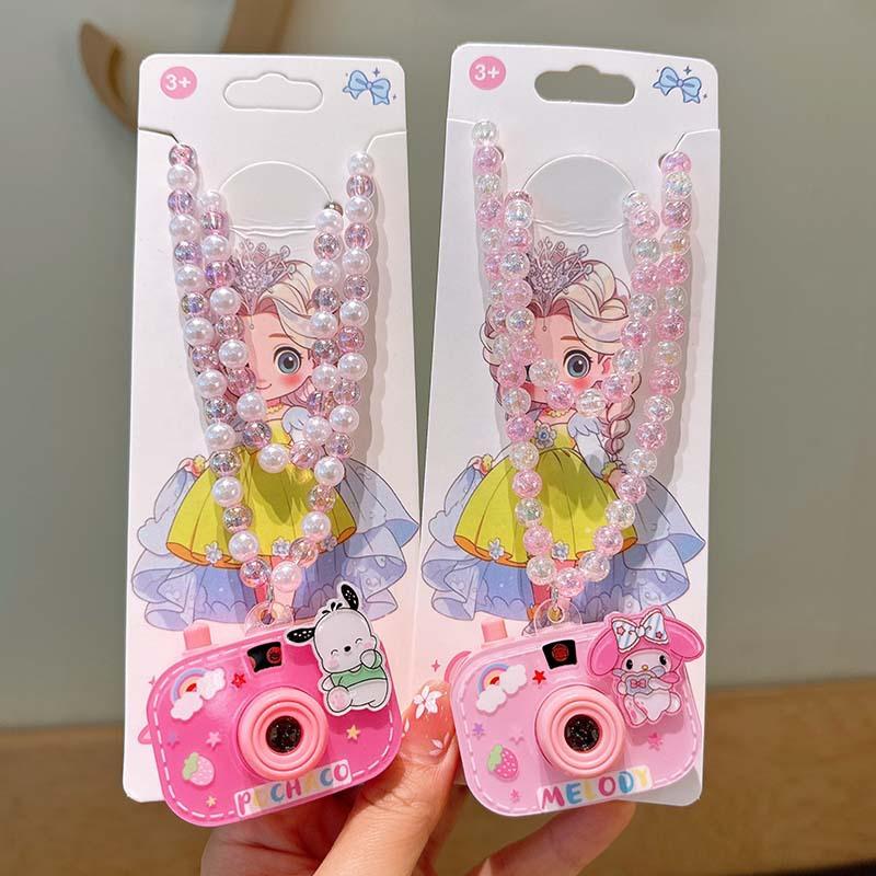 Ожерелье с проекционной камерой, Детское и студенческое ожерелье из бусин, Милый и забавный маленький подарок для малышей, Цепочка на шею