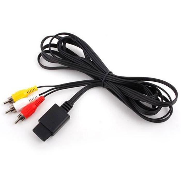 Câble vidéo - RCA - Nintendo 64 - 6FT - Filaire - Noir