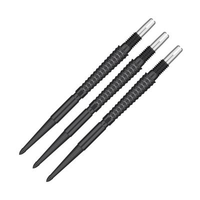 TARGET Darts Swiss Point Наконечники для дротиков Storm, LNC (Набор из 3 наконечников) 26 мм Черный | Модификация наконечника дротика, Swiss Storm Points, Профессиональный аксессуар для дартса