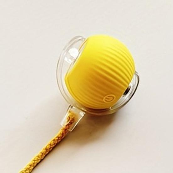 Интерактивная игрушка для кошек «катящийся мяч» Активируемая движением электрическая игрушка-мяч с длинным хвостом 3 режима Умная светодиодная игрушка для кошек для домашних кошек