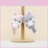 Adorable Plush Fox Keychain Charming Cartoon Doll With Soft Pp Cotton For Kids