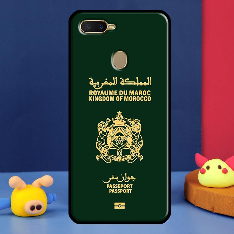 Чехол для телефона Oppo A54 A57 S A78 A58 A98 A5 A9 A91 A15 A16 A17 A52 A72 A76 A96 A74 A94 A77 с флагом Марокко