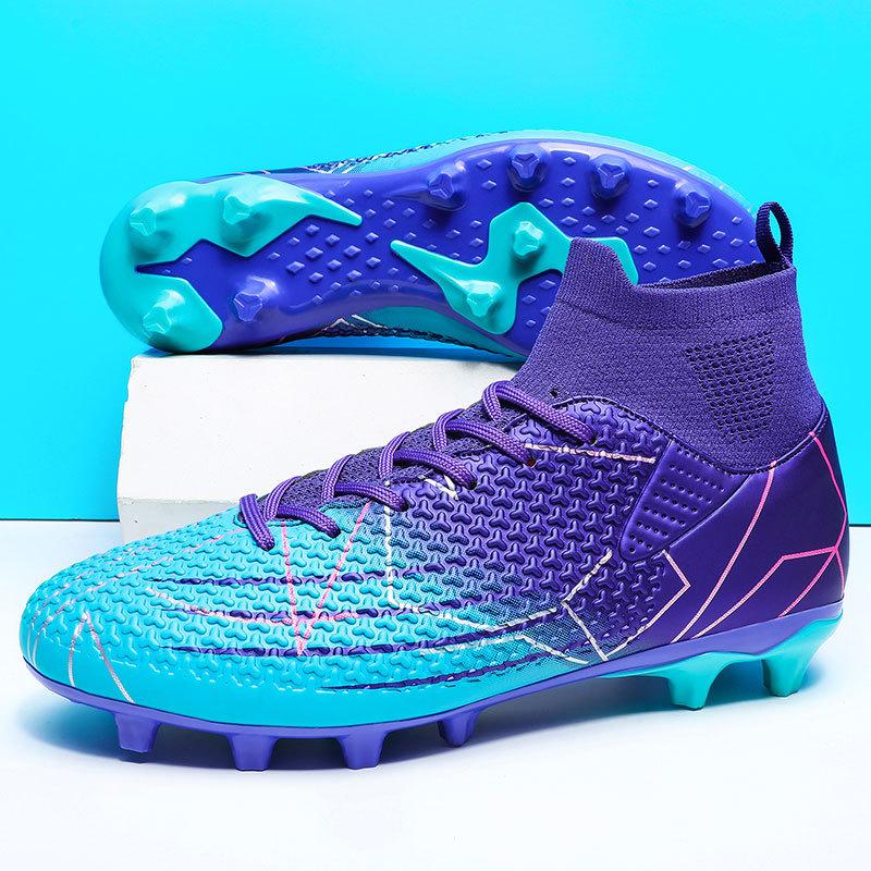Зарубежные высокие дышащие футбольные бутсы Профессиональные игровые бутсы Футзальные футбольные бутсы