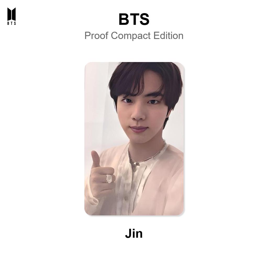 BTS Официальная фотокарточка Proof Compact Edition