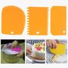 3Pcs/Set Dough Cutter Cake Bread Slicer Baking Pasty Tools Scraper Cake Blade Spatula Cake Cream Scraper Pasty Scraper Kitchen Tools