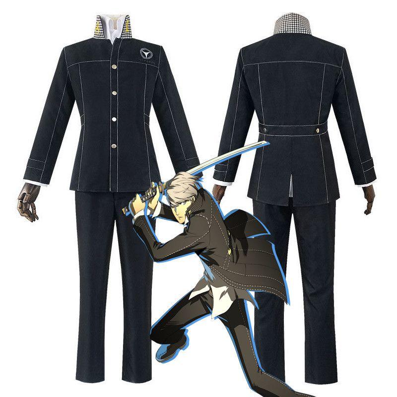 Persona 4 Gold Edition Нарокаму Юу Косплей Костюм Изысканный и Дышащий Дизайн Для Поклонников Аниме