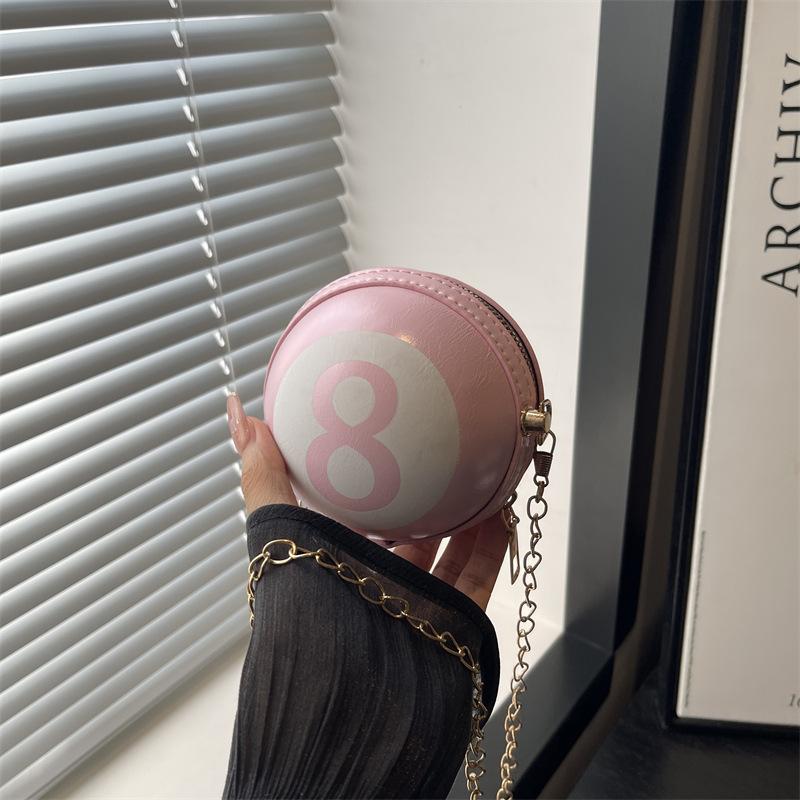 Мини персонализированная нишевая наплечная сумка-мессенджер новая забавная баскетбольная сумка сумка на цепочке маленький круг