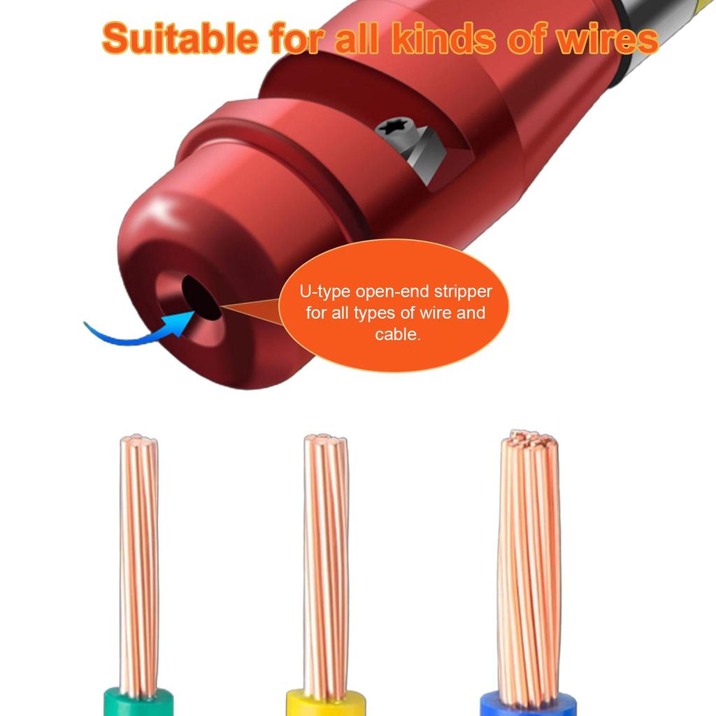 Инструмент для скручивания проводов Инструмент для зачистки проводов Инструмент для скручивания проводов Инструмент для соединения проводов 6,35 мм Скручивание проводов для различных применений