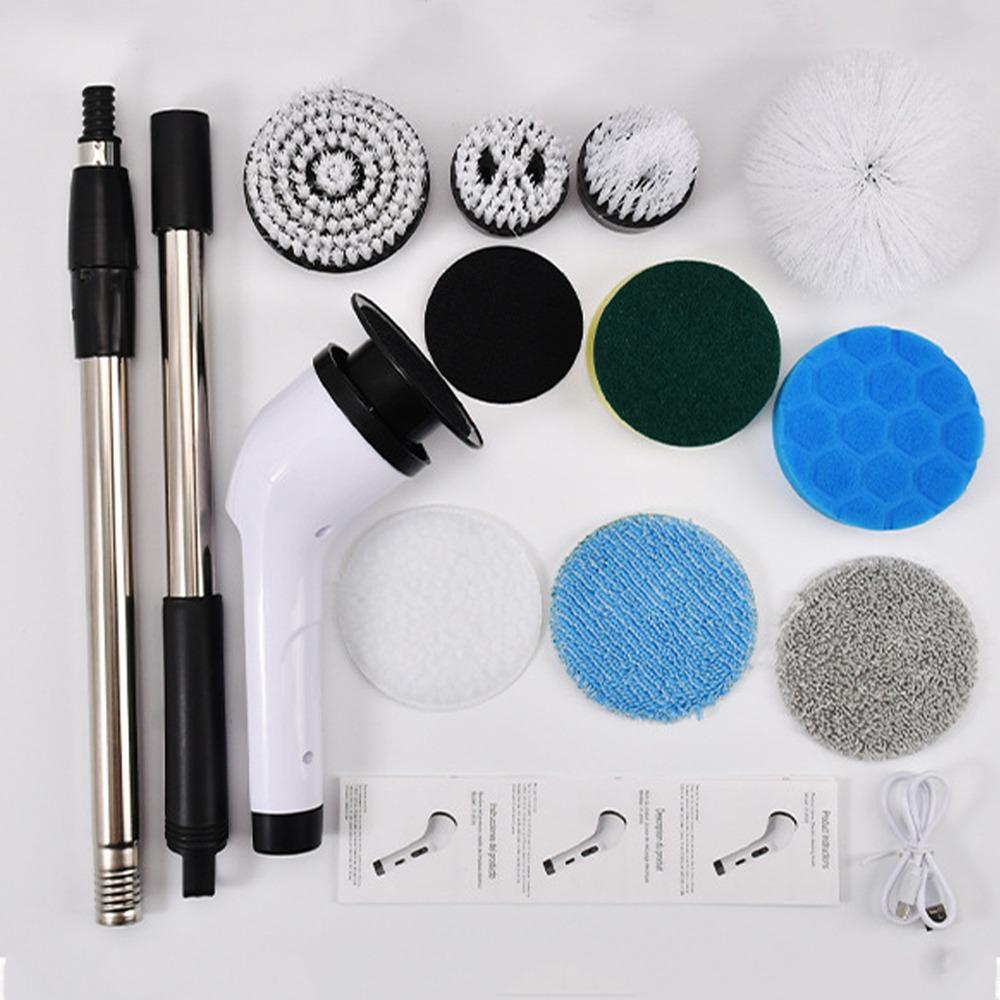 9-in-1 Electric Cleaning Brush Rechargeable Rotation Cleaning Machine Toilet