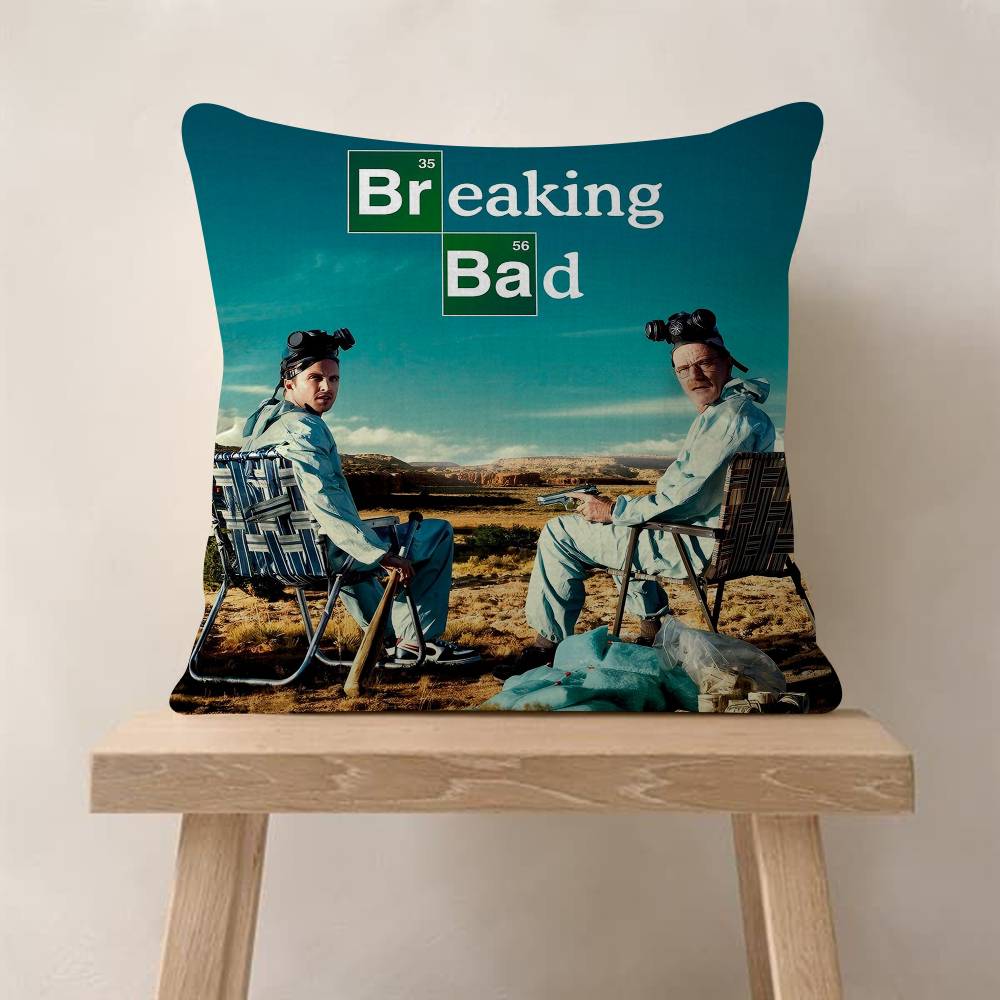 TV Series HD Breaking Bad 4545cm Cushion Cover Pillow Cover Decor Pillowcase Home Pillowcase For Couch Pillow