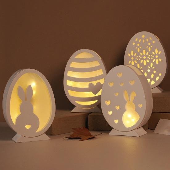 Набор из 6 пасхальных силиконовых форм для эпоксидной штукатурки, цемента, кролика, яйца, легко снимаемая гибкая смоляная форма для поделок своими руками