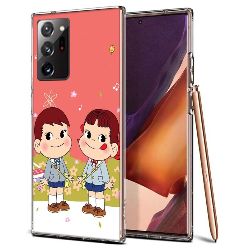 F-Fujiya M-Milky P-Peko C-chan Cartoon Phone Case for Samsung A55 A35 A25 A15 A07 A05S A16 A17 A26 A36 A37 A56 A57 Galaxy Note 2
