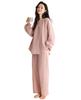 House Yayoi Gauze Long Loose Perfect for Spring and Plus Sizes Suitable for Hospital and Other Size M Women's Double-Layered Pajamas, Sleeves,