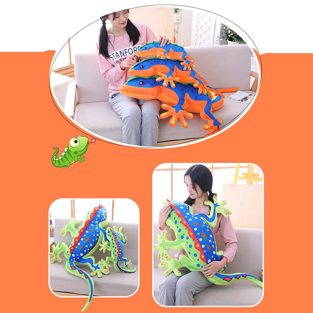 3D Мягкая кукла Спящая ящерица Подушка Мягкая пушистая игрушка для детей