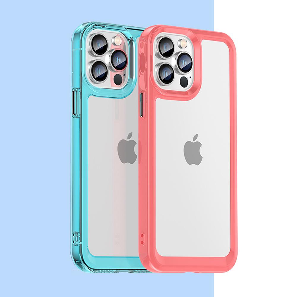 Hurtel Rigid Gel Case for iPhone 13 Pro Max Blue