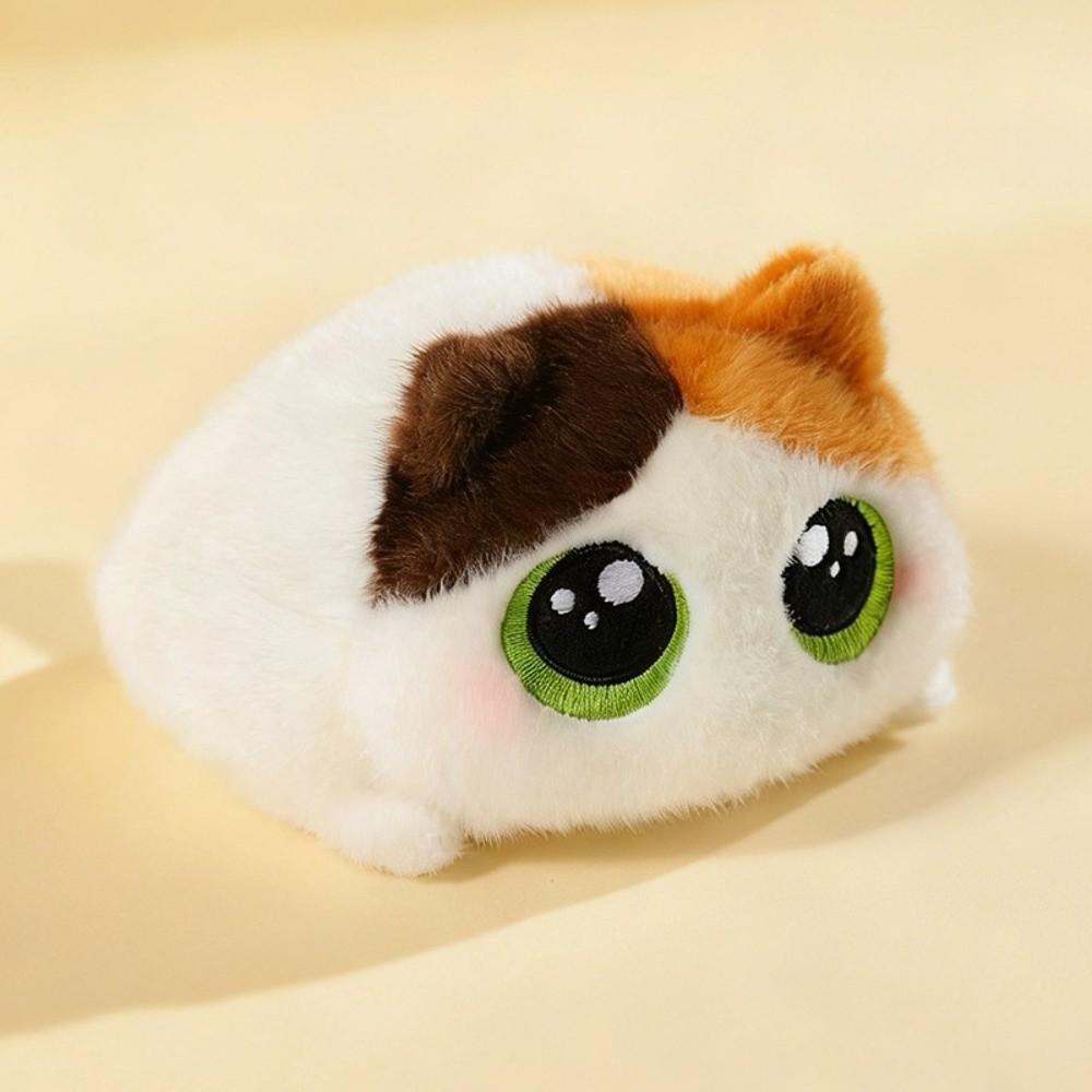 Cartoon Black Cat Plush Toys Round Cat Stuffed Animal Kawaii Cat Pillow For Kids
