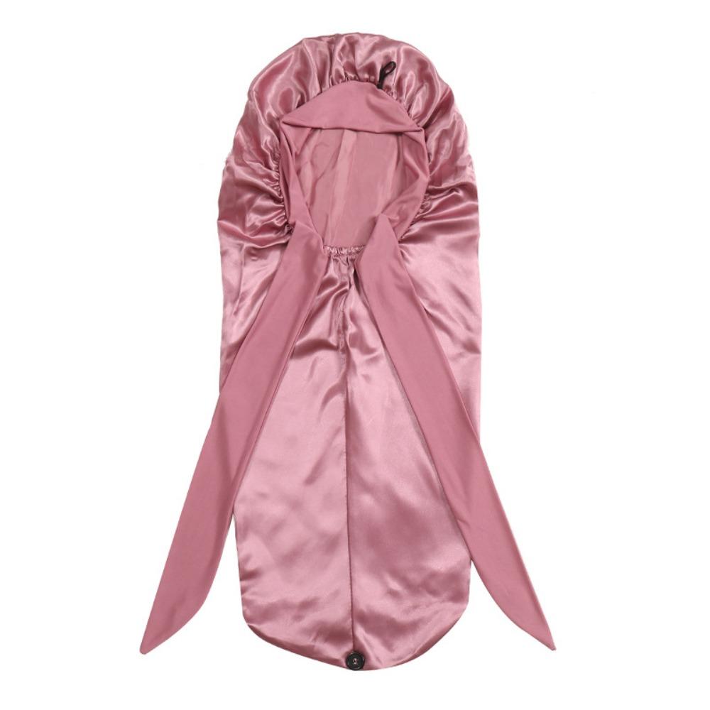 Hair Protection Satin Bonnet Curly Hair Braid Bonnet Extra Long Sleeping Cap Women