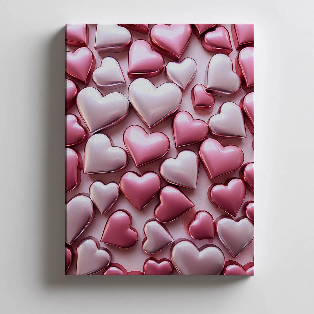 Romantyczna Magia Różu Romantyczna Magia Różu, 50X70 Cm, Rama Drewniana Jasny Dąb, Papier Matowy 230 Gsm