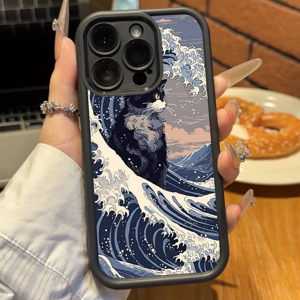 Япония Токио Осака Канагава Чехол для телефона Для iPhone 17 16 15 14 13 12 11 Pro Plus Max Мягкий ТПУ Защита камеры-лестницы Мягкая крышка
