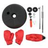 Punching Bag with Stand Gloves Boxing Punching Bag Adjustable Vertical Boxing Ball for Kids Adults Exercise Fitness