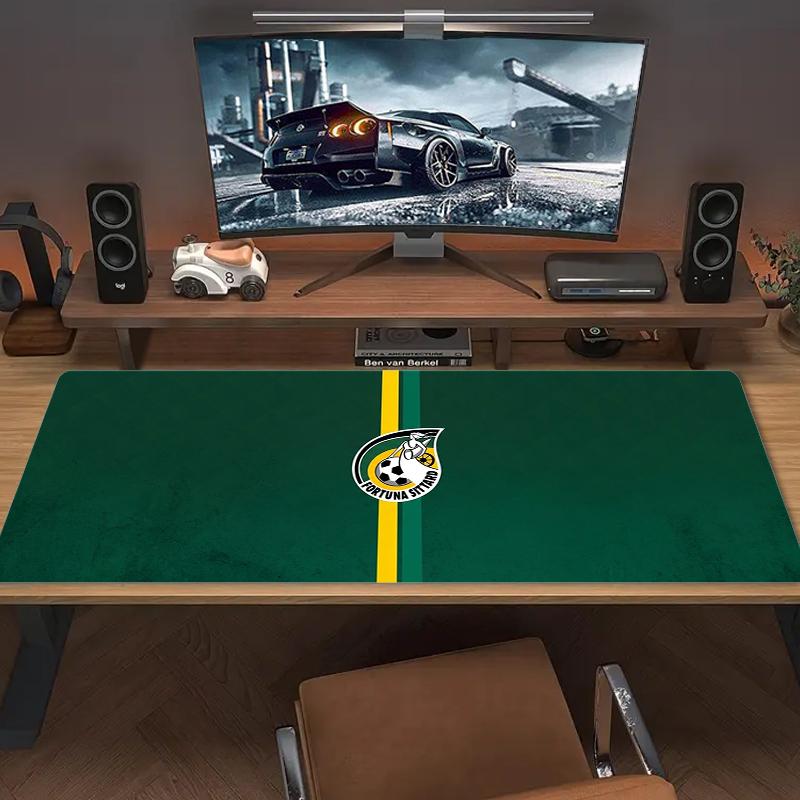Fortuna Sittard Mouse Pad Large Gaming Table Cushion Nonslip Laptop Tablet Big Mousepad Xxl Mat Mini Pc Playmat With Lock Edge