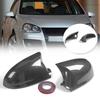 Car Rearview Side Mirror Cover Sticker Wing Cap Exterior Door Case Trim Carbon Fiber For VW Volkswagen Golf MK5 GTI R 2003-2009