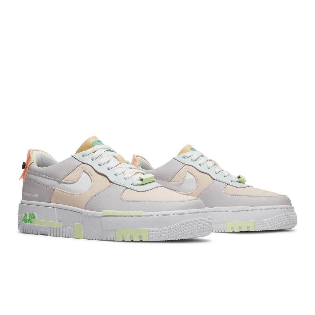 Nike Womens Air Force 1 Pixel 'Have A Good Game' (women's sizes) Venice / White / Green Strike / White Skate Shoes DO2330 511