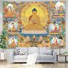VIKAMA Shakyamuni Buddha Tangka Tapestry Tea Room Zen Living Room Background Wall Room Decoration