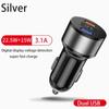 Dual USB 66W 3.1A Fast Car Charger QC3.0 Power Adapter Voltage Monitor Fast Charging For iPhone Xiaomi Samsung Huawei OPPO