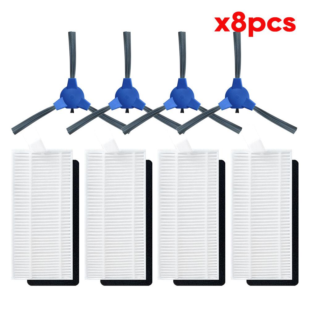 Fit For ( Conga 1090 / 1790 Titanium Ultra ) Vacuum Cleaner Part Accessories Main Side Brush Filter Mop Brush Cover Kit