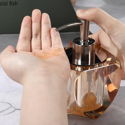 Флакон Crystal Lotion Распределительная бутылка для продуктов для ванной комнаты Флаконы с дезинфицирующим средством для рук Бутылки с шампунем и гелем для душа Дозатор для мыла