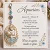 Light Luxury 12 Zodiac Keychain Hanging Decor Zodiac Pendant Key Ring Horoscope Keychain  Bag Decor