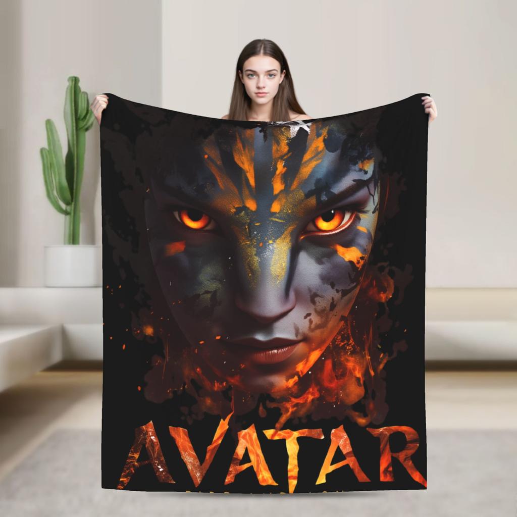 Avatar Fire and Ash Blanket Quality Warm Soft Throw Blanket Winter Boy Girl Outdoor Fashion Bedspread
