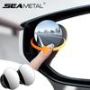 2pcs Car Rearview Mirror Blind Spot Reversing Mirror 360° Rotating Auxiliary Rearview Mirror