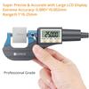 Neoteck Digital Micrometer Thickness Measuring Instrument 0-25mm LCD display