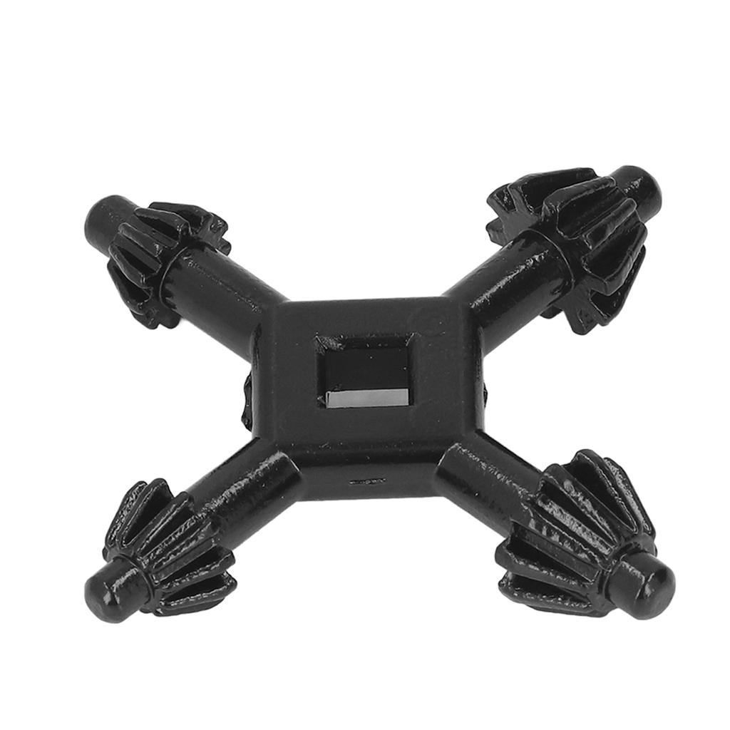 4 In 1 Drill Chuck Wrench 45# Steel Multifunctional Chucks Key for Drilling Alloy Teeth