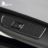 Для BMW 1 серии E82 E88 2008-2013 Аксессуары из углеродного волокна Автомобильная дверь Электрический стеклоподъемник Переключатель Рамка Наклейка Интерьер