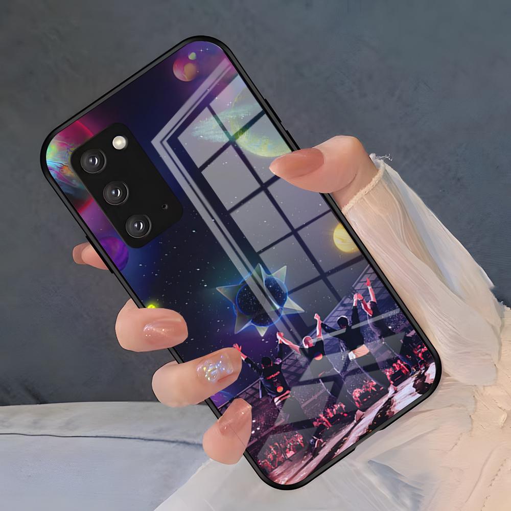 Чехол для телефона Band C-Coldplay для Samsung S26 S25 Plus S20 S20 Plus S22 Ultra S23 FE S21 Plus S21 Ultra Стеклянная крышка