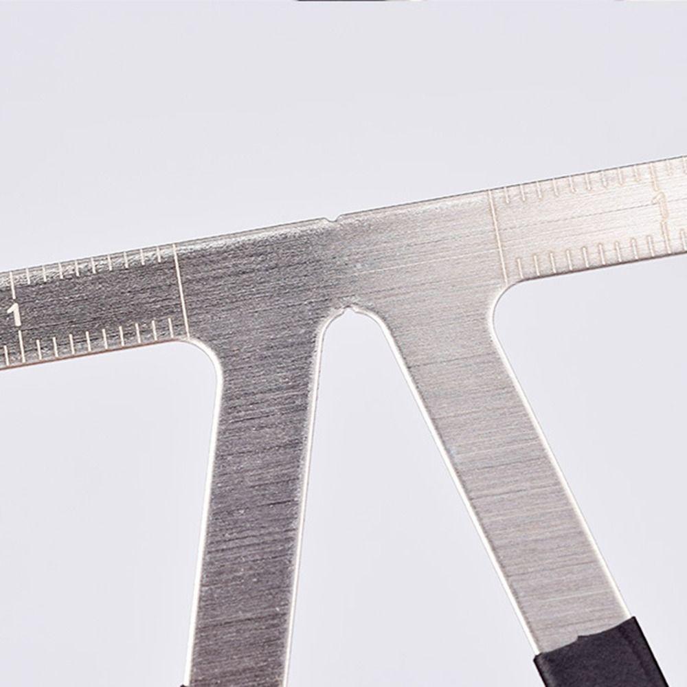 3D Микроблейдинг Трафарет для бровей Многоразовый Балансировочный Шаблон Форматор Линейка для татуажа бровей Косметический