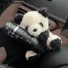 Car Interior Decoration Ornaments Car Mounted Gear Guard Decoration Panda Doll 2024 New Turn Signal Wiper Cartoon Doll